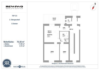 Terrassenwohnung in 2452 Mannersdorf am Leithagebirge, Mannersdorf am Leithagebirge
