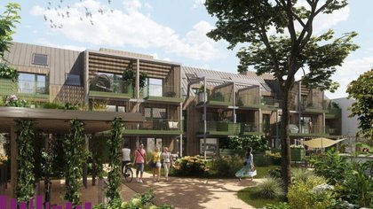 Terrassenwohnung in 1100 Wien, Erholungsgebiet Laaerberg und Liesingbach