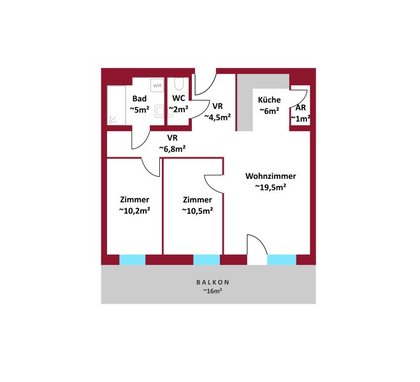 Terrassenwohnung in 1220 Wien