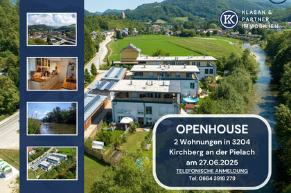 Terrassenwohnung in 3204 Kirchberg an der Pielach