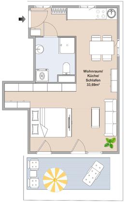 Terrassenwohnung in 8700 Leoben