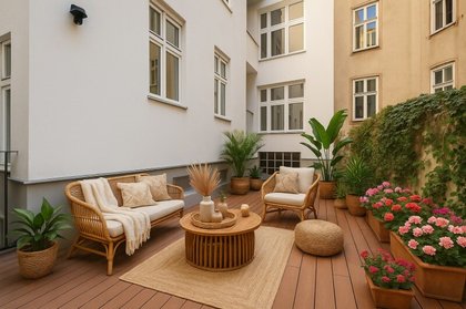 Terrassenwohnung in 1090 Wien, Donaukanal, Liechtensteinpark, U4 Roßauer Lände, U4 Friedensbrücke