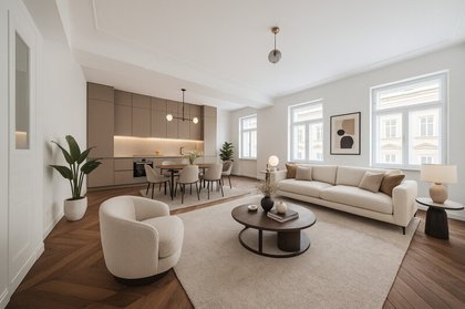 Terrassenwohnung in 1090 Wien, Donaukanal, Liechtensteinpark, U4 Roßauer Lände, U4 Friedensbrücke