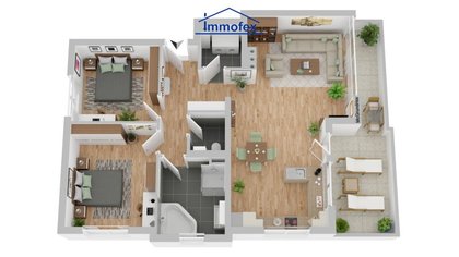 Terrassenwohnung in 6306 Söll