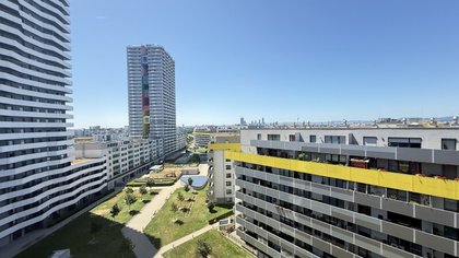 Terrassenwohnung in 1210 Wien, City Gate / U1 - Aderklaaer Straße / Seyringer Straße 1-5