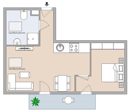 Terrassenwohnung in 8294 Unterrohr