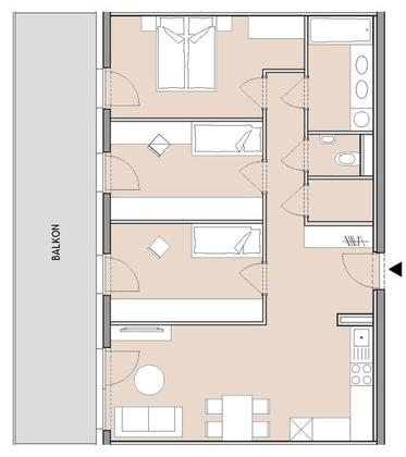 Terrassenwohnung in 8051 Graz
