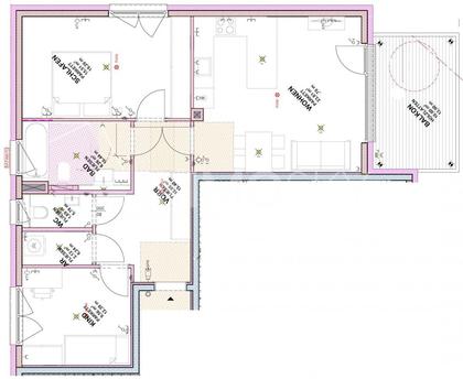 Terrassenwohnung in 5163 Palting