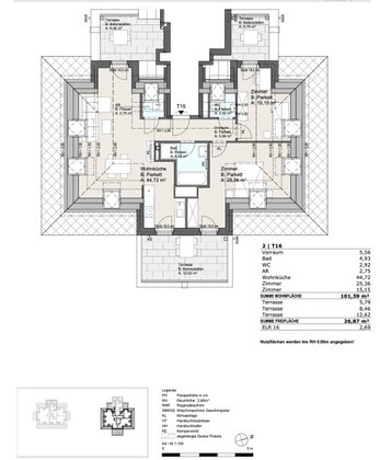 Terrassenwohnung in 1220 Wien