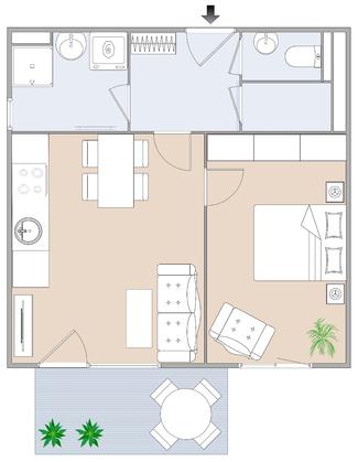 Terrassenwohnung in 8010 Graz
