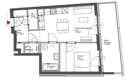 Terrassenwohnung in 8020 Graz, Graz