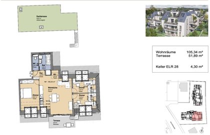 Terrassenwohnung in 1210 Wien