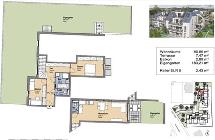 Terrassenwohnung in 1210 Wien