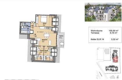 Terrassenwohnung in 1210 Wien