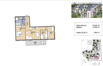 Terrassenwohnung in 1210 Wien