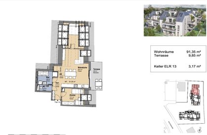 Terrassenwohnung in 1210 Wien