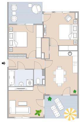 Terrassenwohnung in 8010 Graz