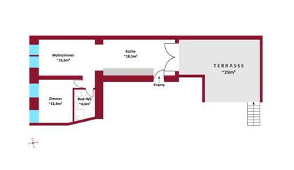 Terrassenwohnung in 1100 Wien