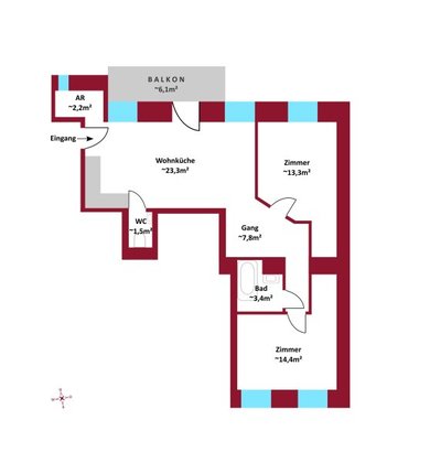 Terrassenwohnung in 1100 Wien