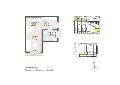 Wohnung in 1220 Wien, U1 Kagraner Platz