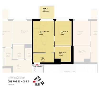Terrassenwohnung in 1220 Wien